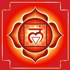 Red Root Chakra Symbol Illustration